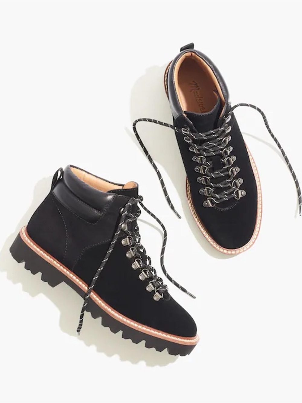 NEW Madewell Boots Lug Sole Suede Leather